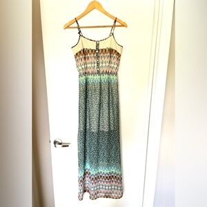 STREETWEAR SOCIETY Summer Sun Dress Maxi Dress Size Small